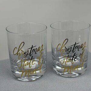 2 Christmas State of Mind - Double Old Fashioned Glass 12 oz | Slant Collections